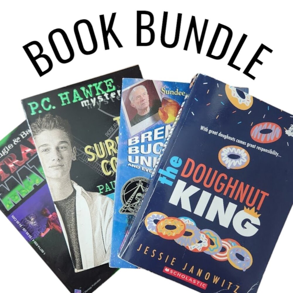 The Doughnut King 4 Book Bundle Lot Set Chapter Books Young Adult Literature Nov